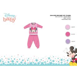   Winter interlock cotton baby pajamas - Disney Minnie Mouse - pink - 98