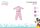 Winter interlock cotton baby pajamas - Disney Minnie Mouse - light pink - 92
