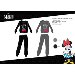   Winter cotton interlock women's pajamas - Disney Minnie Mouse