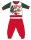 Disney Minnie Mouse winter thick Christmas baby pajamas - cotton flannel pajamas - red-green - 80