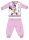 Disney Minnie Mouse baby polar pajamas - winter thick pajamas - light pink - 80
