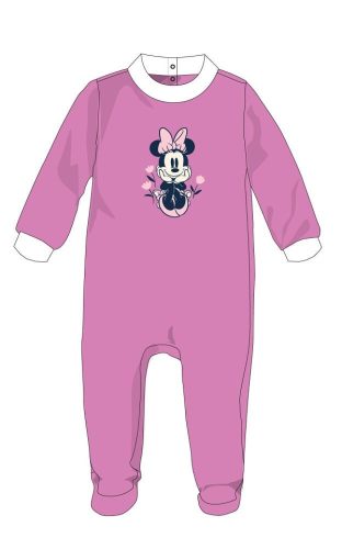 Disney Minnie Mouse baby velour onesie - purple - for 1-3 month old baby