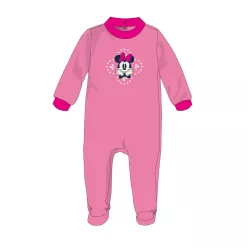   Disney Minnie Mouse baby velour onesie - rose - for 1-3 month old baby
