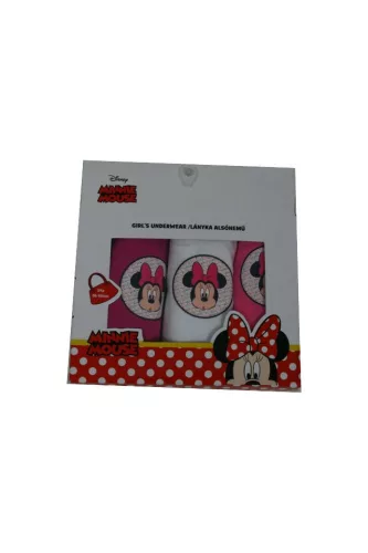 Cotton girl panties - 3-piece - Minnie Mouse