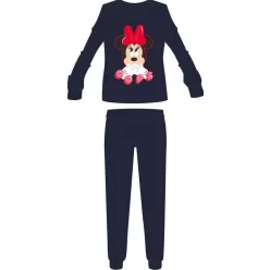   Disney Minnie Mouse women's thin cotton pajamas - jersey pajamas - dark blue