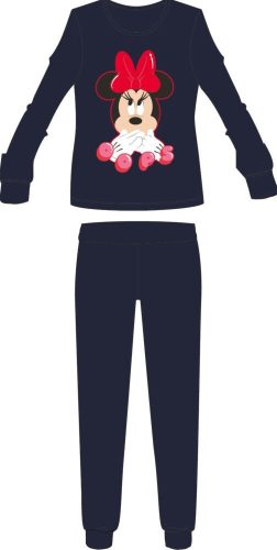 Disney Minnie Mouse women's thin cotton pajamas - jersey pajamas - dark blue