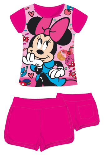 Disney Minnie Mouse cotton summer set - t-shirt-shorts set - pink - 122