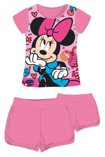 Disney Minnie Mouse cotton summer set - t-shirt-shorts set - pink - 128