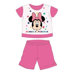   Disney Minnie Mouse summer short-sleeved baby pajamas - cotton jersey pajamas - pink - 98
