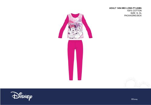Disney Minnie Mouse women's jersey pajamas - cotton pajamas - pink - XS