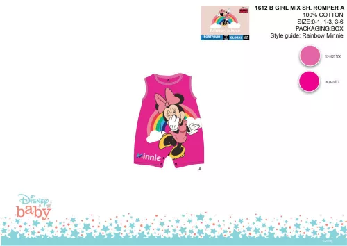Disney Minnie Mouse baby summer onesie