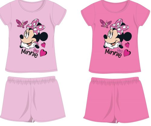 Disney Minnie Mouse cotton summer set - t-shirt-shorts set - pink - 110