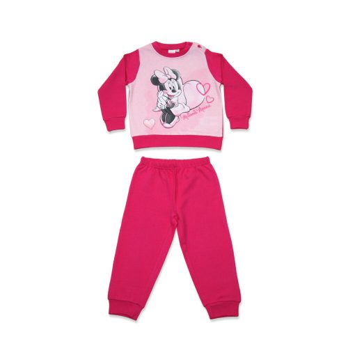 Winter flannel baby pajamas - Minnie Mouse - pink - 86