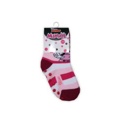   Non-slip children's plush socks - Minnie Mouse - full plush - light pink - 23-26