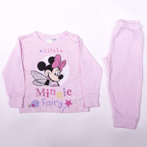 Long thin baby pajamas - Minnie Mouse - light pink - 80