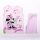 Minnie Mouse girl cotton summer outfit - tank top-shorts set - light pink - 92