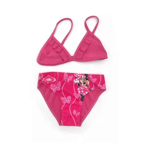 Disney Minnie Egér 3 részes strand szett (tornazsák+úszószemüveg+bikini fürdőruha szett) 3-4 éves korig