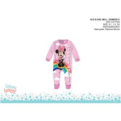   Disney Minnie Mouse baby onesie - light pink-purple - for 1-3 month old baby