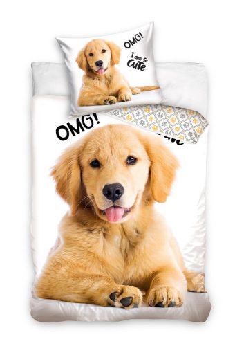 Dog duvet cover set 140x200 cm, 70x90 cm