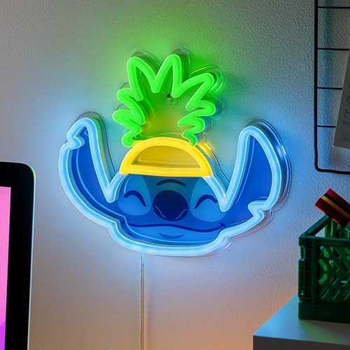 Lilo and Stitch pineapple hat Neon wall-mounted Led mood lighting