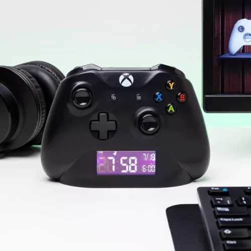 Xbox fekete kontroller ébresztőóra