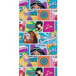 Disney Princess kids beach towel - 67x137 - checkered