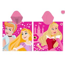 Disney Princesses 100% cotton poncho - 55x110 cm