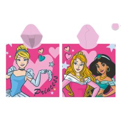 Disney Princesses quick-drying poncho - 55x110 cm