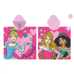 Disney Princesses quick-drying poncho - 55x110 cm