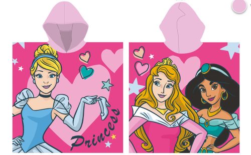 Disney Princesses quick-drying poncho - 55x110 cm
