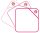 Disney Princess hooded baby towel with embroidered pattern - 70 x 70 cm - pink