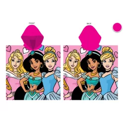 Disney Princesses 55x110 cm quick-drying poncho