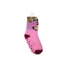 Non-slip kids ankle socks - Disney Princesses - plush - light pink - 23-26