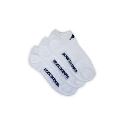   Kappa unisex mercerized secret socks - 3 pairs/pack - cotton secret socks - white - 39-41