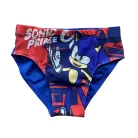 Sonic 4 részes strand szett (tornazsák+baseball sapka+fürdőnadrág+úszószemüveg) 3-4 éves korig
