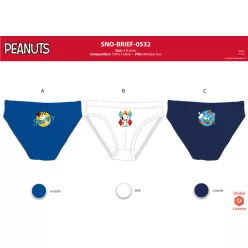 Snoopy little boy underwear - 3-piece cotton underwear