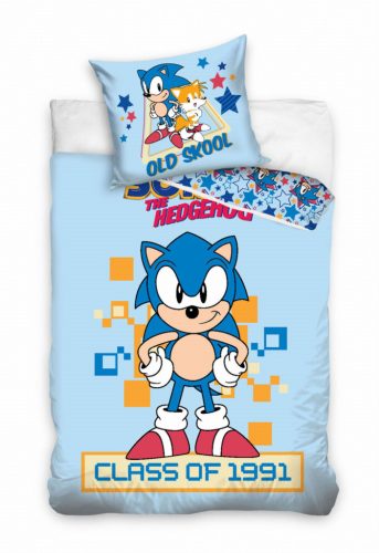 SONIC OLD SKOOL 1991 bedding set 140x200+65x65 100% cotton