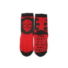 Non-slip children's plush socks - Spiderman - full plush - Spider - red-black - 27-30