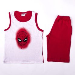   Spiderman boy cotton summer set - jersey-shorts set - red - 98