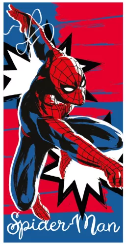 Pókember Action Web fürdőlepedő, strand törölköző 70x140cm (Fast Dry)