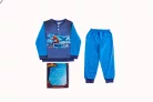 Flannel kids pajamas - Spiderman - medium blue - 98