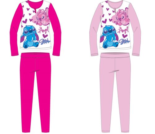 Disney Stitch jersey cotton pajamas - pink - 104