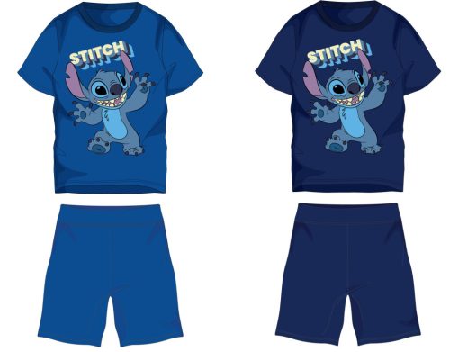 Disney Stitch cotton summer set - t-shirt-shorts set - pink - 122