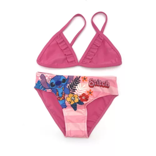Disney Stitch 3 részes strand szett (tornazsák+úszószemüveg+bikini fürdőruha szett) 7-8 éves korig
