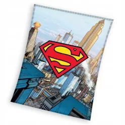 SUPERMAN Coral fleece takaró 130x160cm
