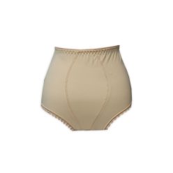   Women's plus size panties - shaping - extra support at the front - beige - 54