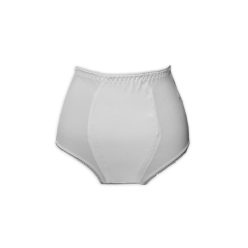   Women's plus size panties - shaping - extra support at the front - white - 46