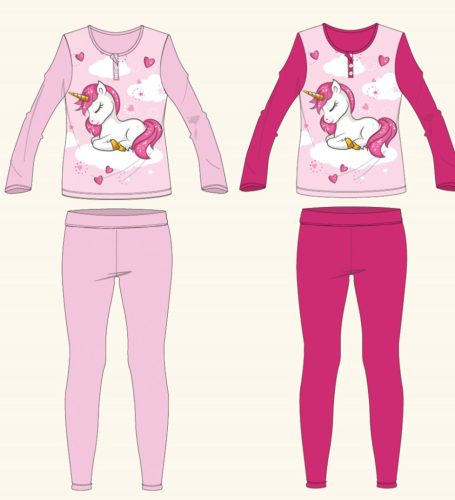 Unicorn jersey pajamas (8-10 years)