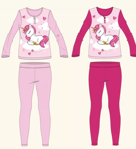 Unicorn jersey pajamas (8-10 years)