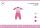 Winter interlock cotton baby pajamas - Unicorn - pink - 86